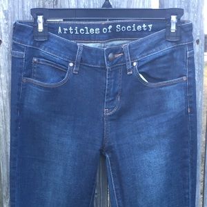Hot pair of Articles for Society flare dark denim